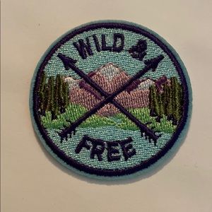 4/$10 Iron On Wild & Free Patch